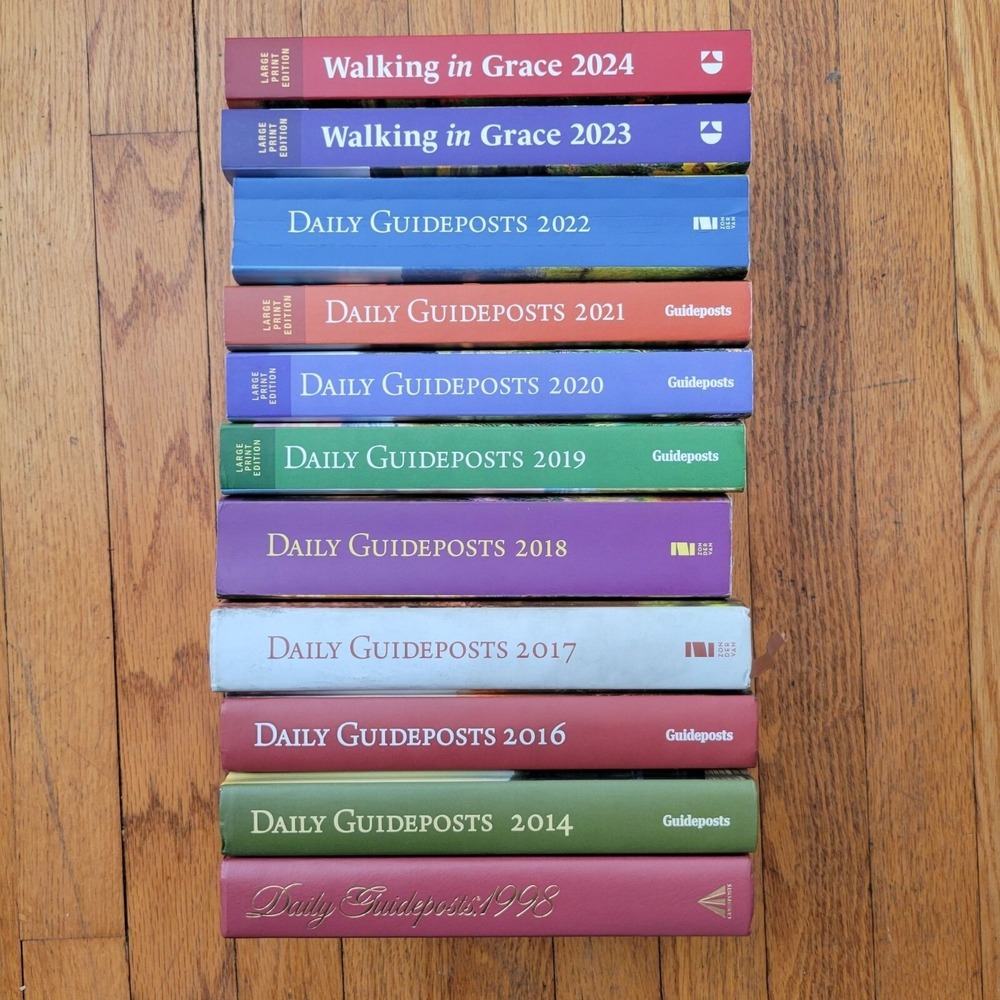 11 Daily Guideposts Devotional Book Collection 1998 2024 Inspirational Bookmarks